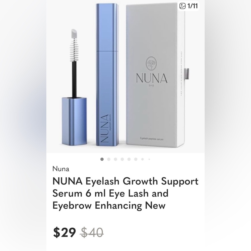 Nuna Blue Eyelash Growth Support Serum